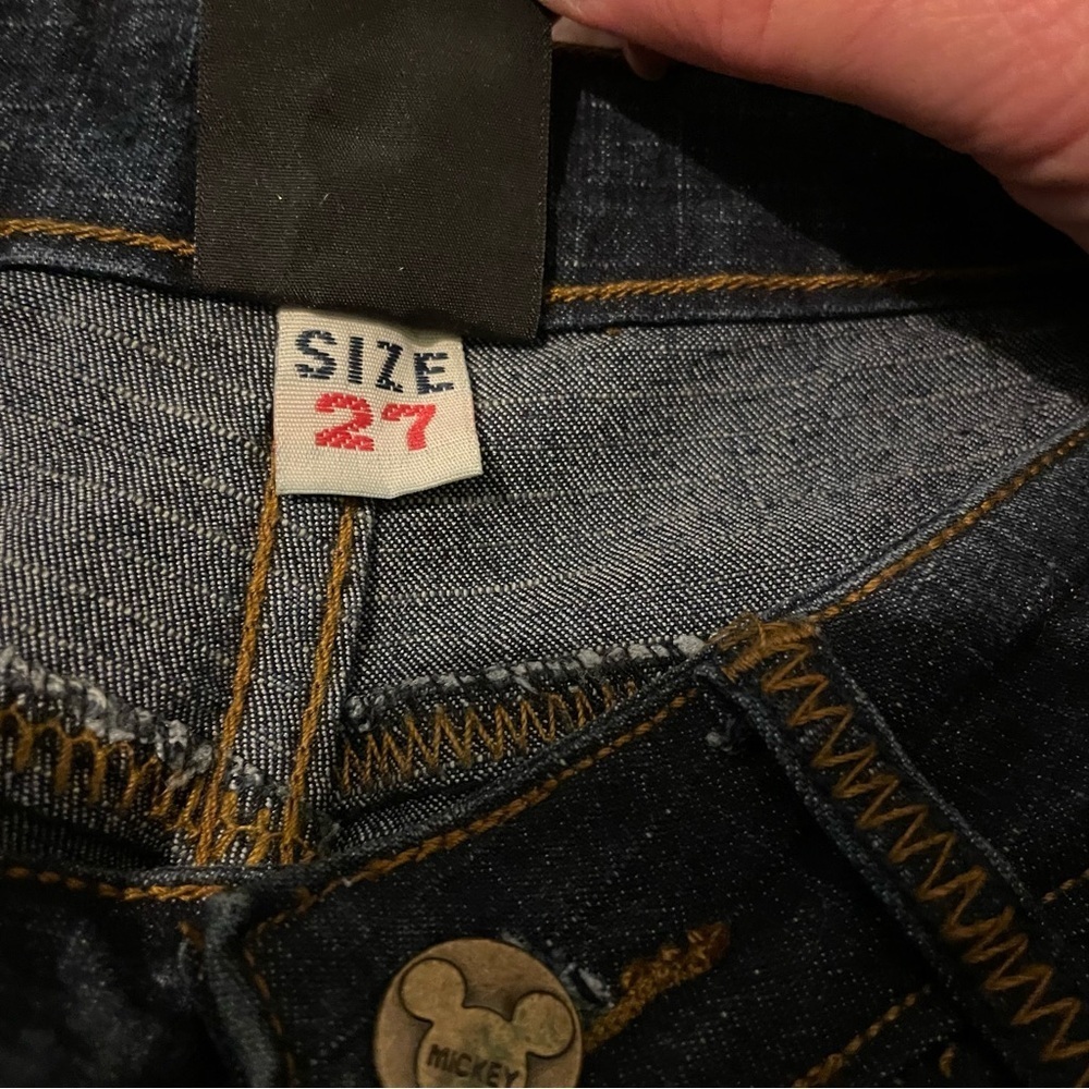 Vintage 90’s Mickey unlimited bootcut jeans-size 27 like new - Picture 10 of 12